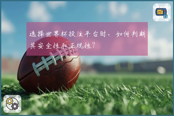 选择世界杯投注平台时，如何判断其安全性和正规性？